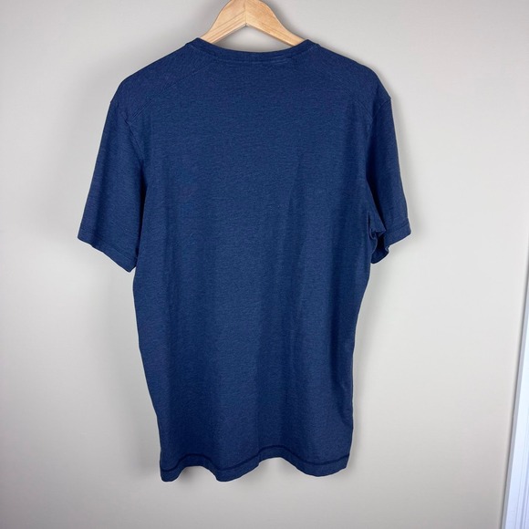 Public Rec Crew Neck Heathered Gray T-Shirt Mens Size L Short Sleeve - Picture 2 of 7